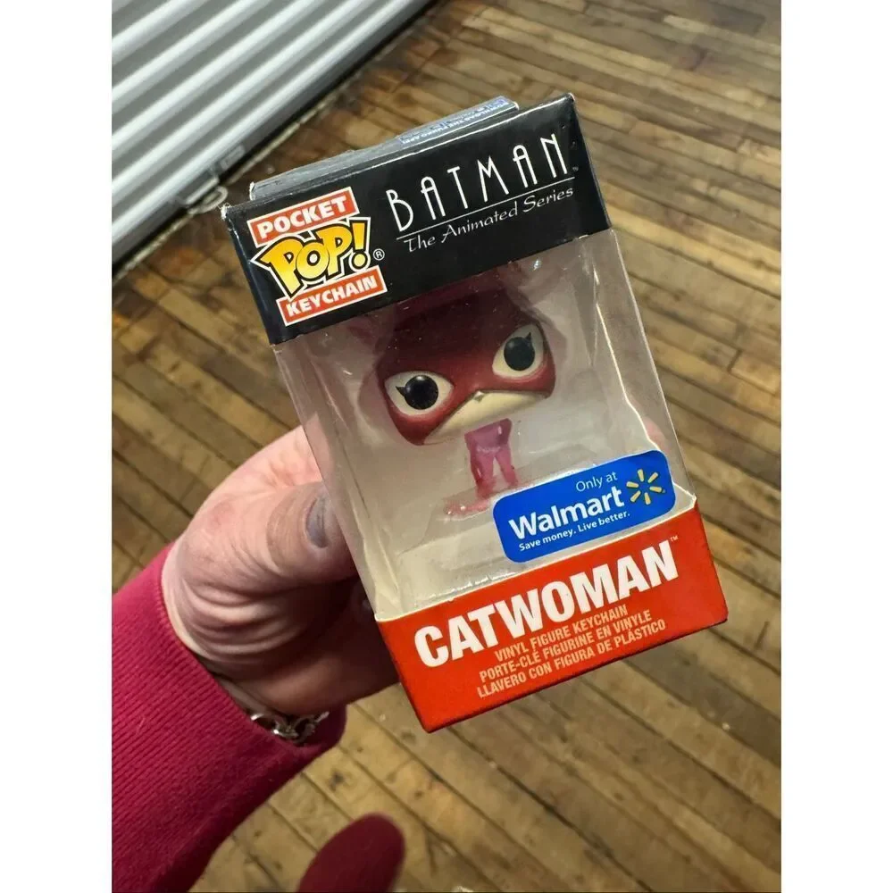 Catwoman heart valentines funco pop keychains nib mini bag charm decor backpack